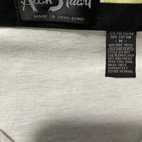 Alan Stuart men's medium 70's vintage short sleeve banded waist shirt - Picture 4 of 4